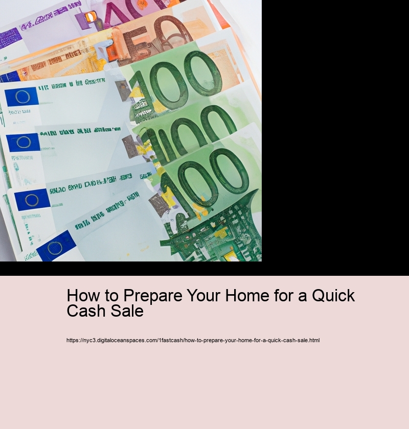 How to Prepare Your Home for a Quick Cash Sale 