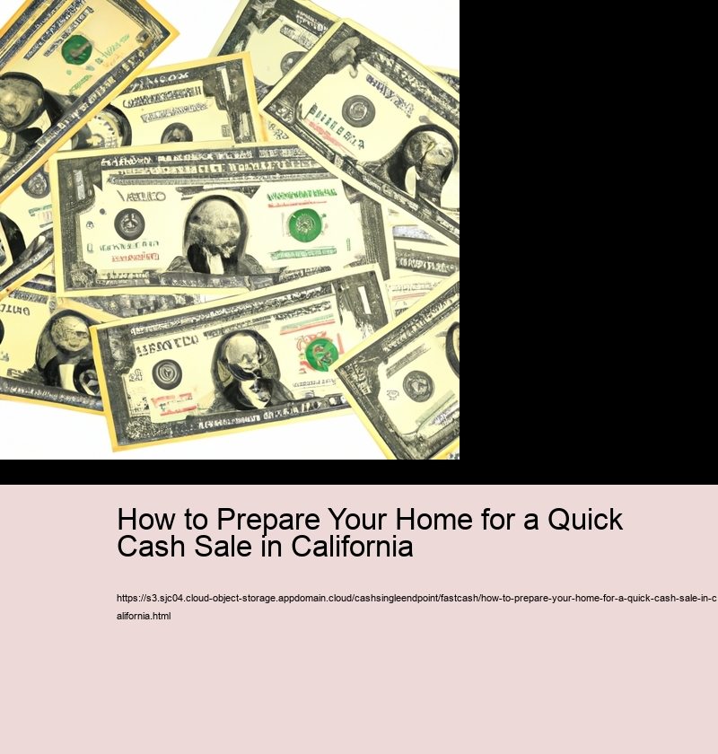 How to Prepare Your Home for a Quick Cash Sale in California