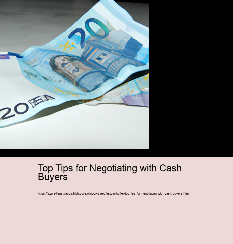 Top Tips for Negotiating with Cash Buyers 